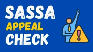 SASSA SRD Appeal Status Check